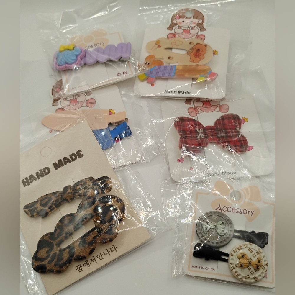 Hair Clips 6 Sets - Picture 1 of 3
